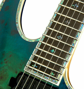 Electric guitar BC RICH Shredzilla Prophecy Archtop Cyan Blue - 7