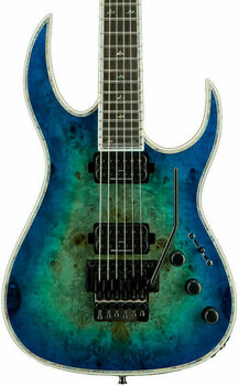E-Gitarre BC RICH Shredzilla Prophecy Exotic Archtop Cyan Blue - 2