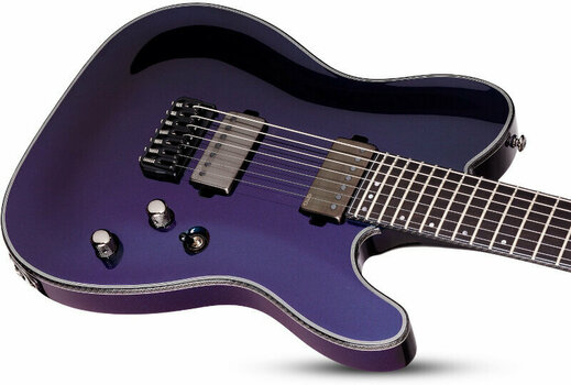 7-string Electric Guitar Schecter Hellraiser Hybrid PT-7 Ultra Violet - 2