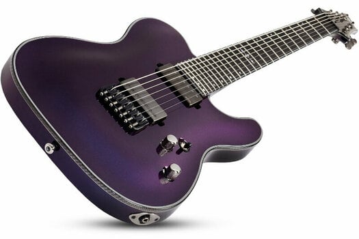 7-string Electric Guitar Schecter Hellraiser Hybrid PT-7 Ultra Violet - 3