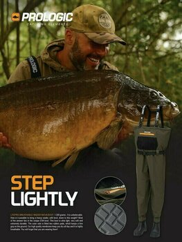 Prologic NEW LitePro Ultra Lightweight Breathable Chest Fishing Wader EVA Boot 