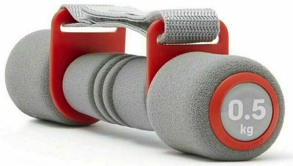 One Arm Dumbbell Reebok Softgrip 0,5 kg Grey-Red One Arm Dumbbell - 2