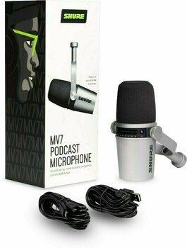 Microfone USB Shure MV7-S - 8
