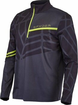 Ski-trui en T-shirt Spyder Vital Black/Ebony M Capuchon - 3