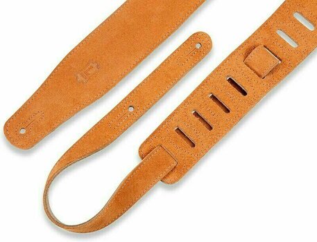 Leather guitar strap Levys Sheepskin Padding MS26SS Leather guitar strap Honey - 2