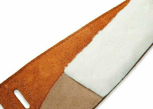 Leather guitar strap Levys Sheepskin Padding MS26SS Leather guitar strap Honey - 3