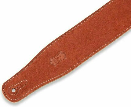 Leather guitar strap Levys Sheepskin Padding MS26SS Leather guitar strap Rust - 4