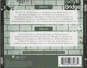 CD диск Anthrax - Anthrology: No Hit Wonders (1985-1991) (2 CD) - 2