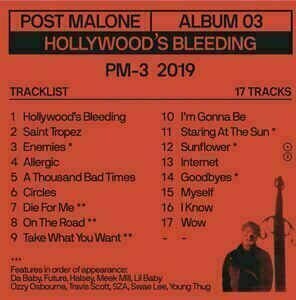 Hudobné CD Post Malone - Hollywood's Bleeding (CD) - 4