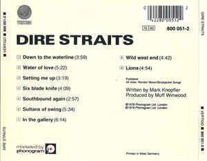 Music CD Dire Straits - Dire Straits (CD) - 3