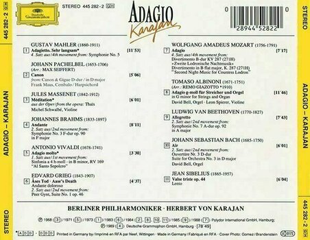 Glasbene CD Herbert von Karajan - Karajan Adagio (CD) - 2