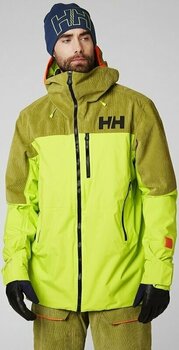 Skijacke Helly Hansen Straightline Lifaloft Jacket Azid Lime L - 4