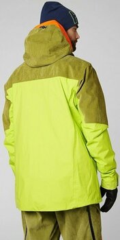 Skijakke Helly Hansen Straightline Lifaloft Jacket Azid Lime XL - 3