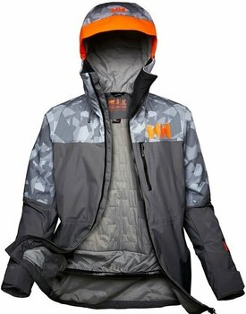 Skijakke Helly Hansen Straightline Lifaloft Jacket Quiet Shade XL - 2