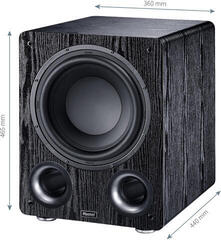 Subwoofer Hi-Fi Magnat Alpha RS 12 Subwoofer Hi-Fi Black 1 buc - 4