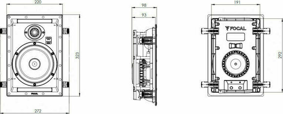 Plafonski zvučnik Focal 300 IW 6 Plafonski zvučnik - 3