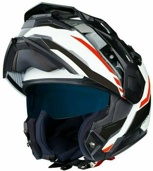 Kask Nexx X.Vilijord Continental White/Black/Red M Kask - 2