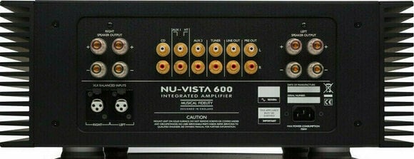 Hi-Fi Integrovaný zesilovač
 Musical Fidelity NuVista 600 Hi-Fi Integrovaný zesilovač - 2