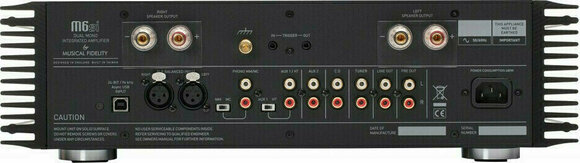 Hi-Fi Integrovaný zesilovač
 Musical Fidelity M6si Hi-Fi Integrovaný zesilovač - 2