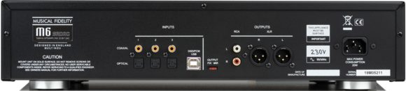 Interface Hi-Fi DAC et ADC Musical Fidelity M6SR DAC Argent - 2