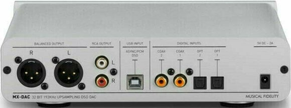 Hi-Fi DAC &amp; ADC Grænseflade Musical Fidelity MX DAC Silver - 2