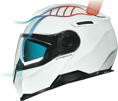 Helm Nexx X.Vilitur Hi-Viz Neon/Grey 3XL Helm - 8