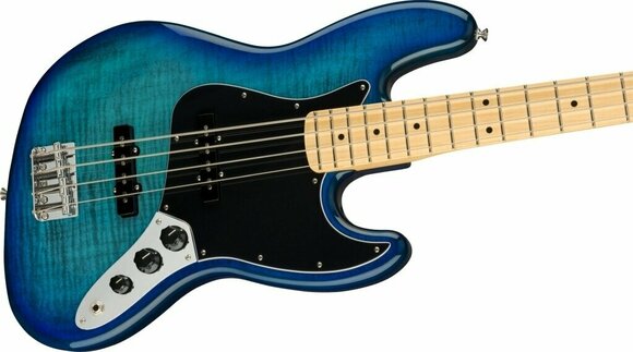 E-Bass Fender Player Jazz Bass Plus Top MN Blue Burst - 2