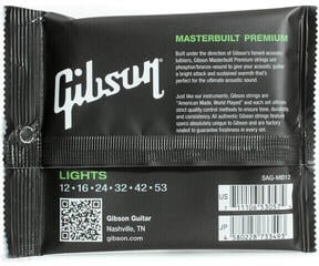 Akusztikus gitárhúrok Gibson Masterbuilt Premium Phosphor Bronze 12-53 Akusztikus gitárhúrok - 2