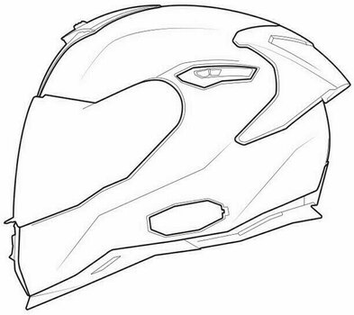 Helmet Nexx SX.100R Full Black Black MT L Helmet - 11