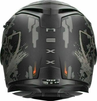 Helm Nexx SX.100 Toxic Black/Red MT XS Helm - 5