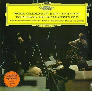 Vinyl Record Herbert von Karajan - Dvorak & Tchaikovsky Cello Concerto & (LP) - 2