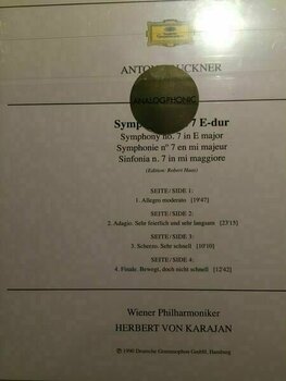 Vinyl Record Herbert von Karajan - Bruckner Symphony No 7 (2 LP) - 2