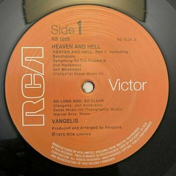 Vinyl Record Vangelis - Heaven and Hell (LP) - 5