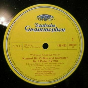 Vinyl Record W.A. Mozart - Violinkonzerte No 4 & No 5 (LP) - 2