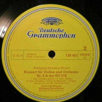 Disque vinyle W.A. Mozart - Violinkonzerte No 4 & No 5 (LP) - 3