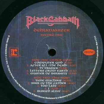 Hanglemez Black Sabbath - Dehumanizer (2 LP) - 3