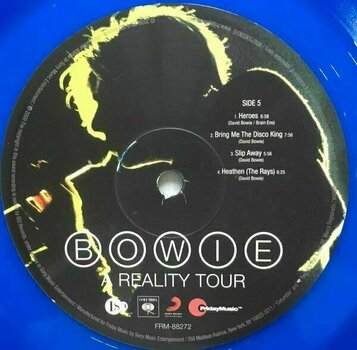LP ploča David Bowie - A Reality Tour (Blue Coloured) (Box Set) - 10