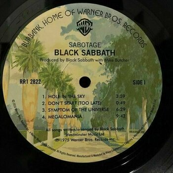 Vinyl Record Black Sabbath - Sabotage (LP) - 2
