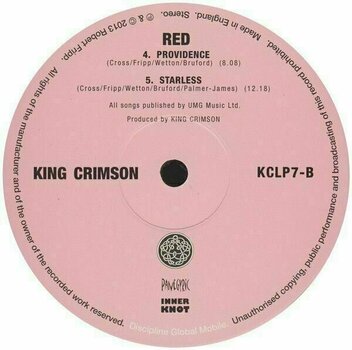 Vinyl Record King Crimson - Red (200g) (LP) - 4