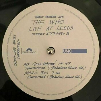 Vinyl Record The Who - Live at Leeds (LP) - 8