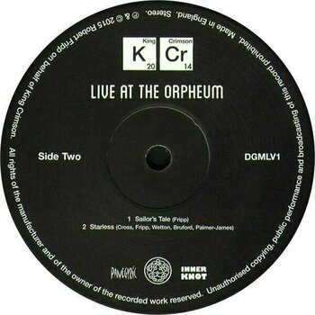 LP plošča King Crimson - Live at the Orpheum (200g) (LP) - 4
