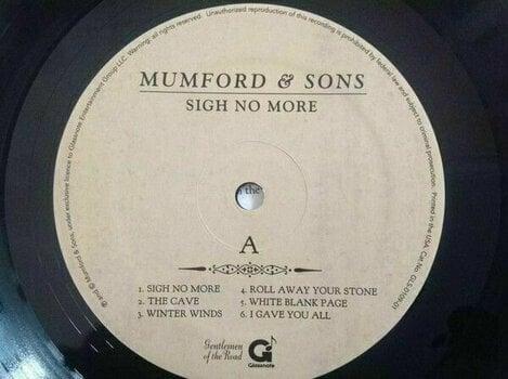 Vinyl Record Mumford & Sons - Sigh No More (180g) (LP) - 3