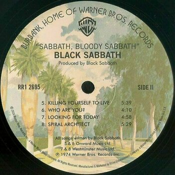 Vinyl Record Black Sabbath - Sabbath Bloody Sabbath (LP) - 3