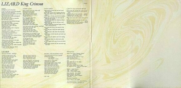 Vinylplade King Crimson - Lizard (200g) (LP) - 2