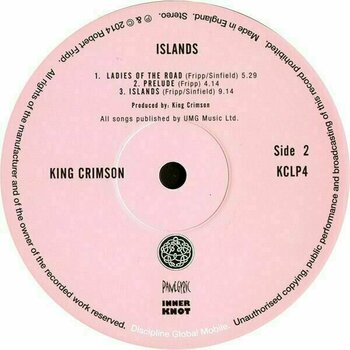 Vinyl Record King Crimson - Islands (200g) (LP) - 4