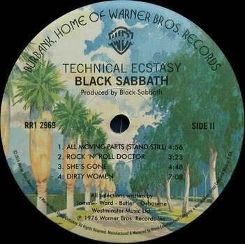 Vinyl Record Black Sabbath - Technical Ecstasy (LP) - 3