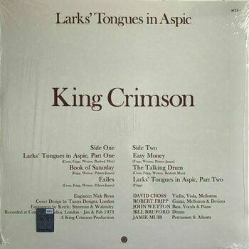 Vinyl Record King Crimson - Larks' Tongues In Aspic (200g) (LP) - 2