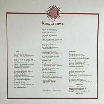 LP King Crimson - Larks' Tongues In Aspic (200g) (LP) - 5