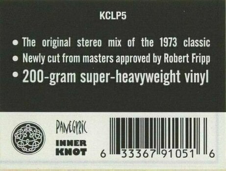 Vinyl Record King Crimson - Larks' Tongues In Aspic (200g) (LP) - 6