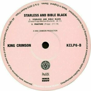 Vinyl Record King Crimson - Starless and Bible Black (200g) (LP) - 4